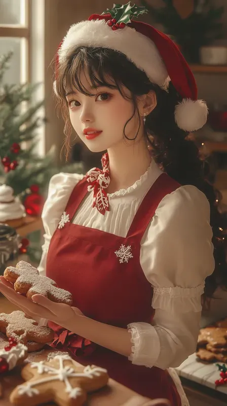 Christmas Portraits In Anime Style