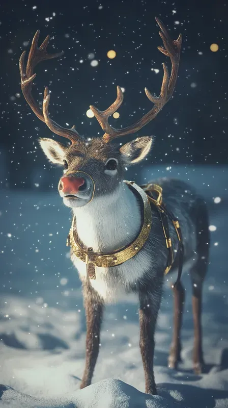 Christmas Portraits In Anime Style