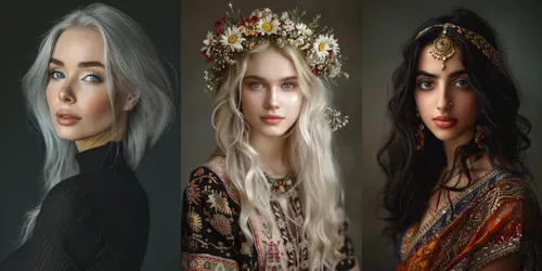 Photorealistic Beautiful Women generated by midjourney
