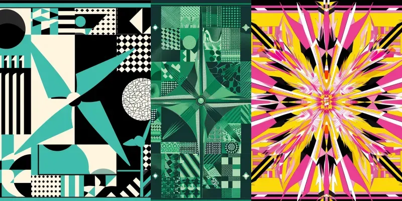 New Fashion Color Material Prints generated by undefined