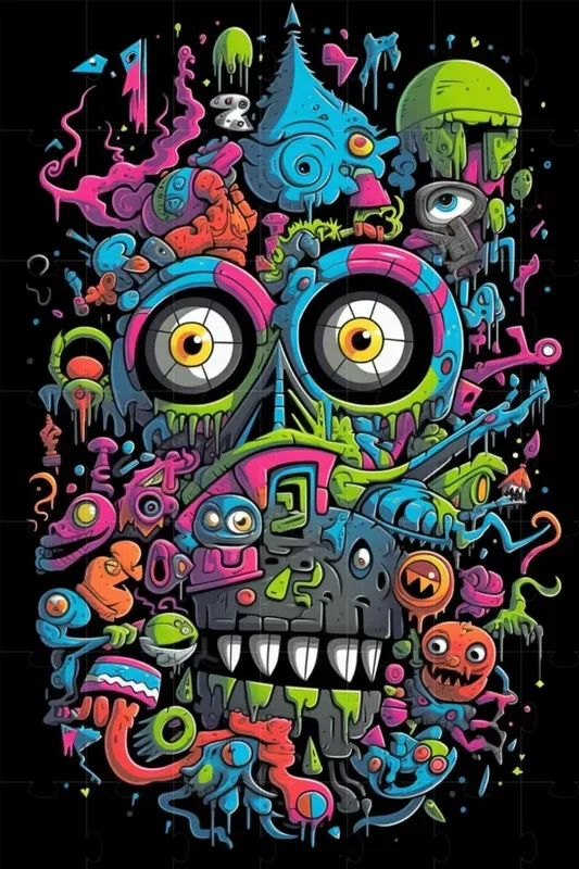 Crazy T-shirt  Designs Vibrant