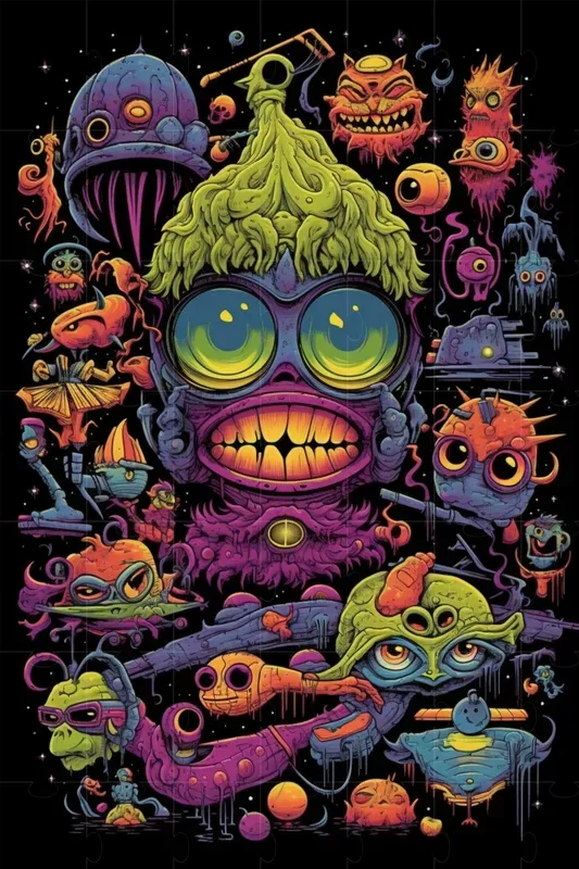 Crazy T-shirt  Designs Vibrant
