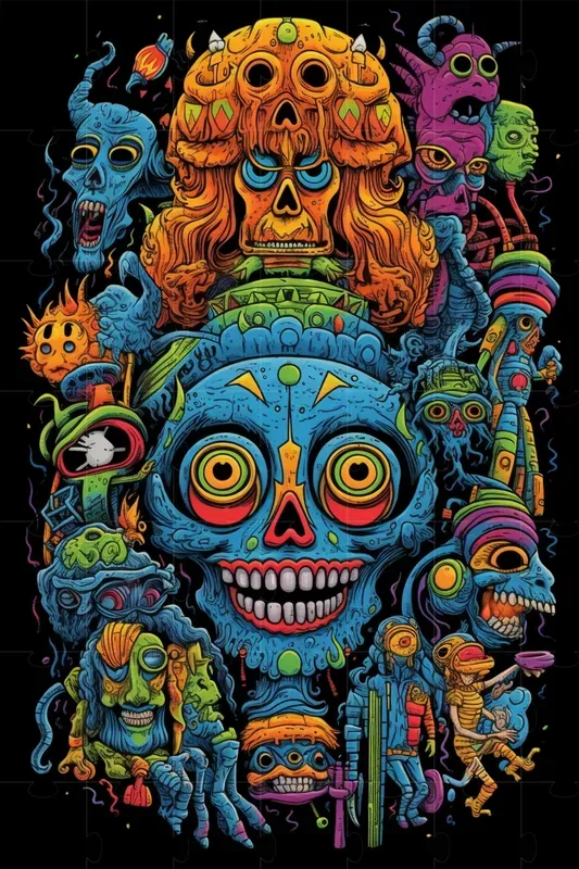 Crazy T-shirt  Designs Vibrant