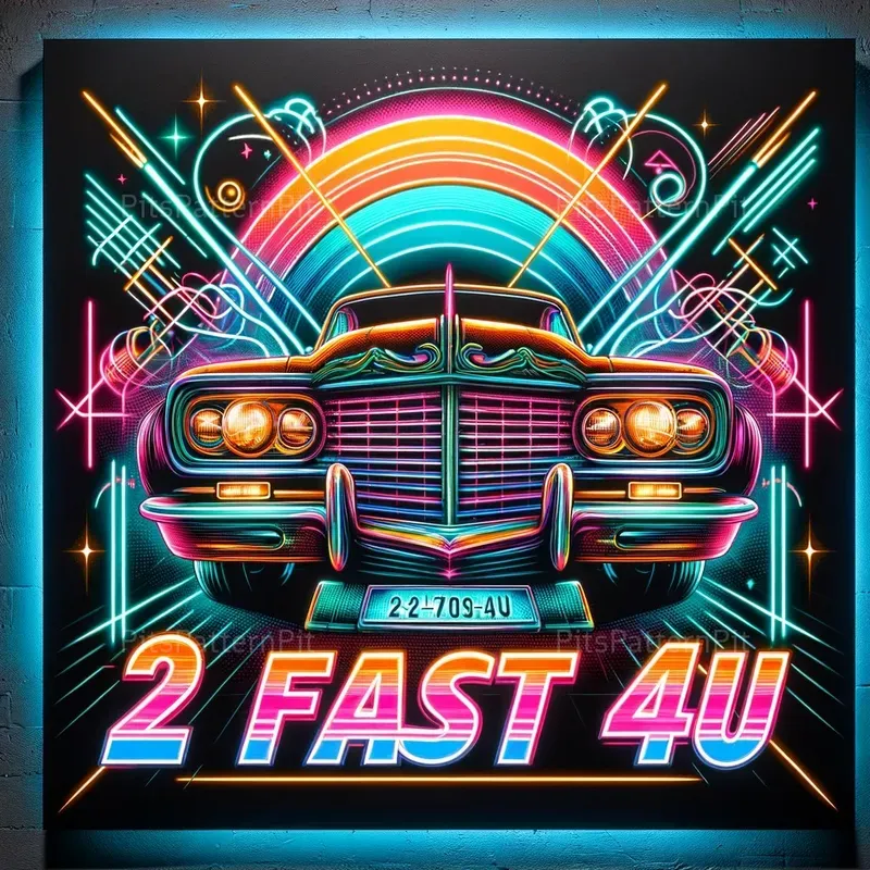 Neon Art Vibrant Edgy Custom Designs