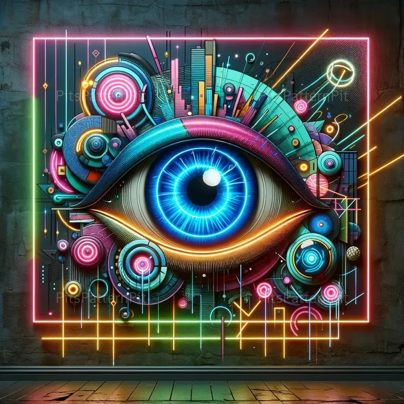 Neon Art Vibrant Edgy Custom Designs