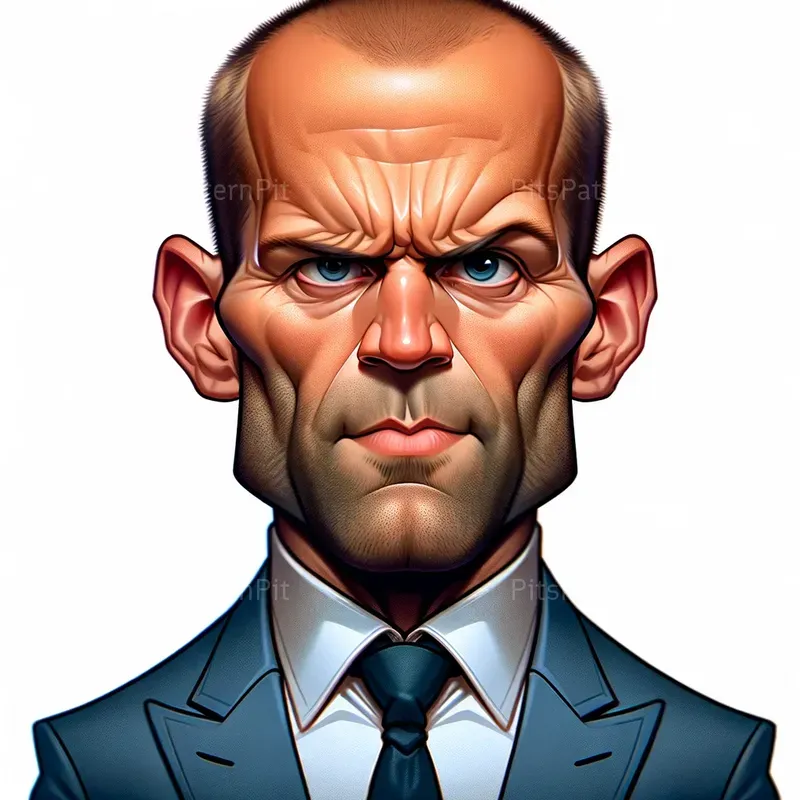 Anime-style Celebrity Caricature Art