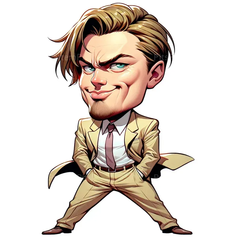 Anime-style Celebrity Caricature Art