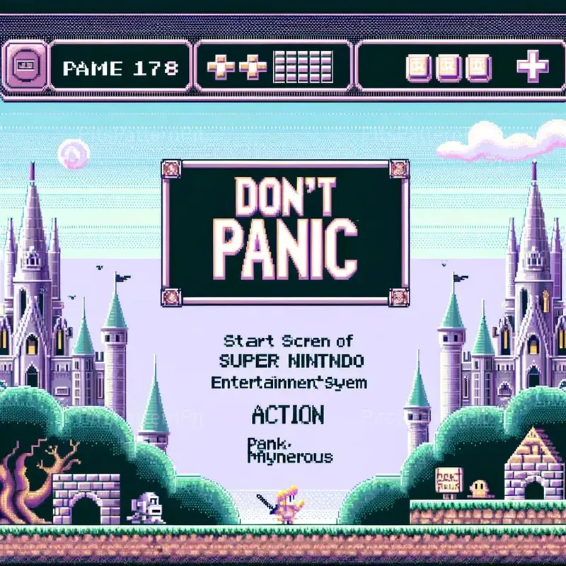 Nostalgic 16-bit Illustration Visuals