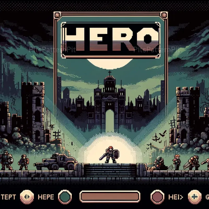 Nostalgic 16-bit Illustration Visuals