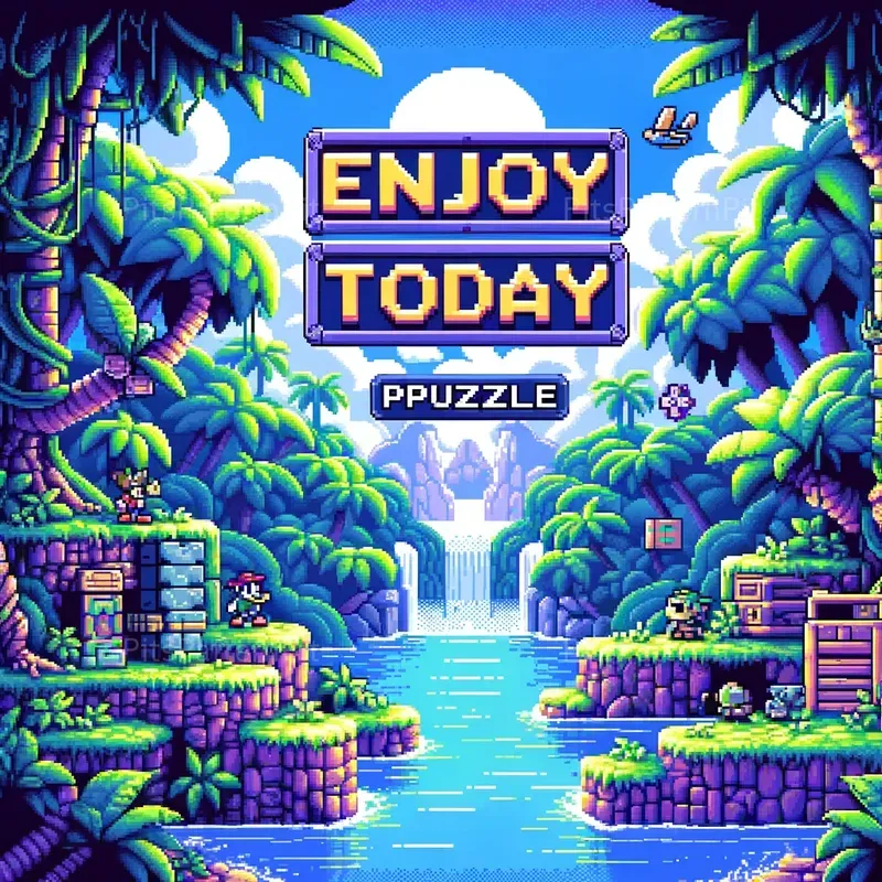 Nostalgic 16-bit Illustration Visuals