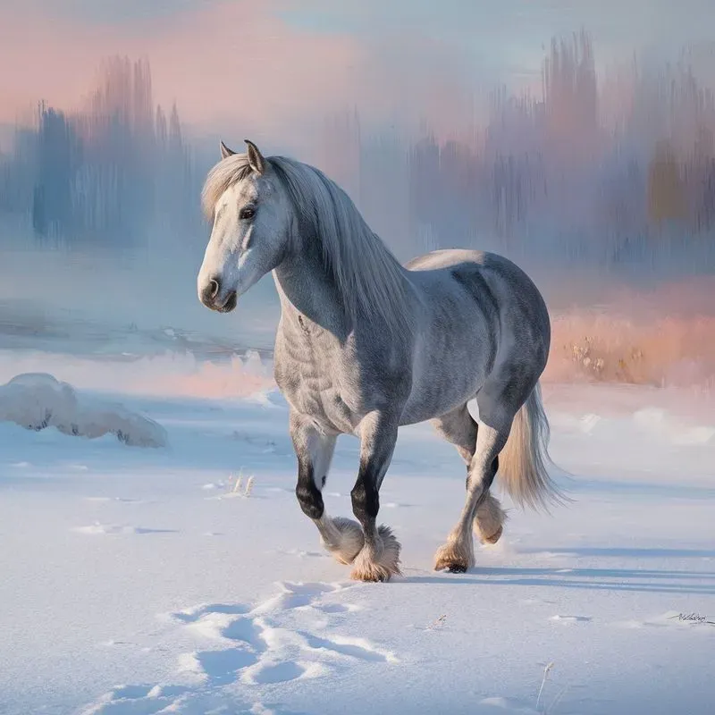 Customizable Majestic Horse Art