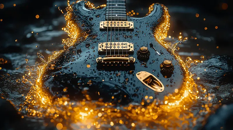 Black Gold Instrument Stock Photos