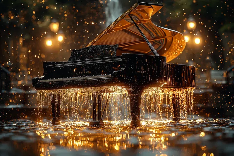 Black Gold Instrument Stock Photos