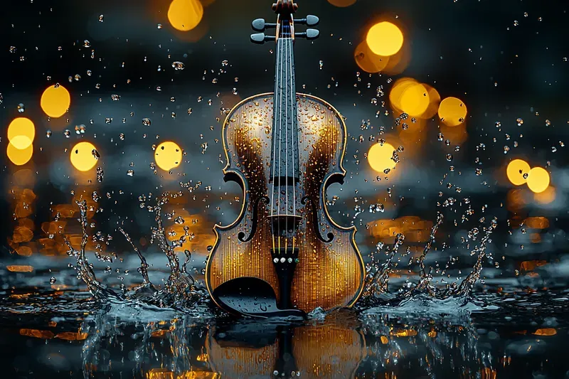 Black Gold Instrument Stock Photos