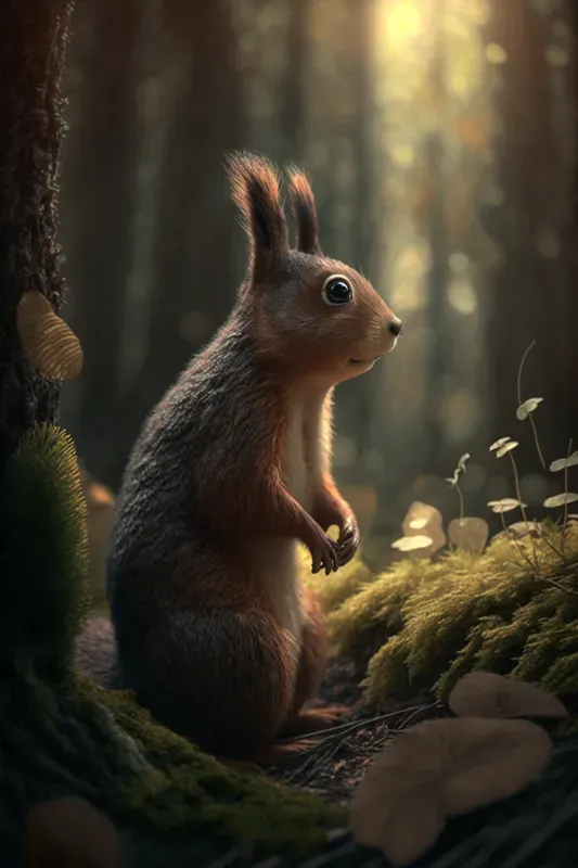 Stunning Animals In The Woods
