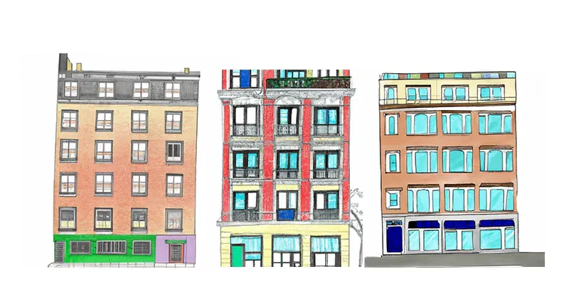 Cute Ukiyo-E City Buildings generated by undefined