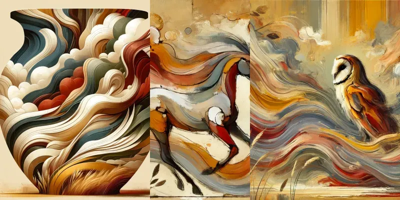 Elemental Whispers Colors In Motion generated by undefined