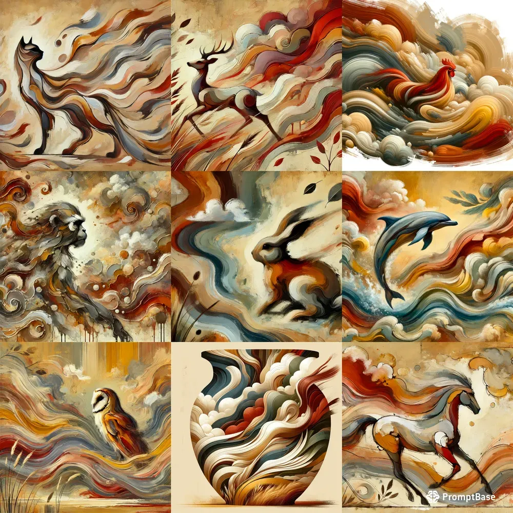 Elemental Whispers Colors In Motion