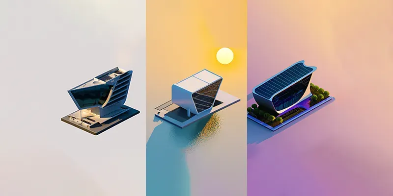 3D Future Buildings generated by undefined