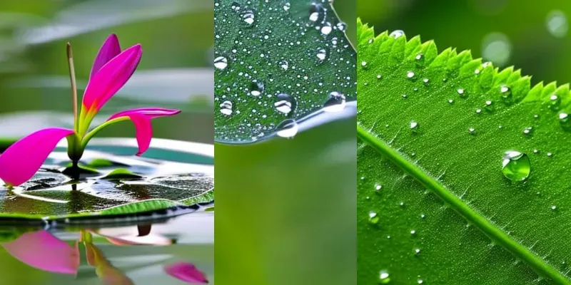 Raindrop Reflections Closeups generated by undefined