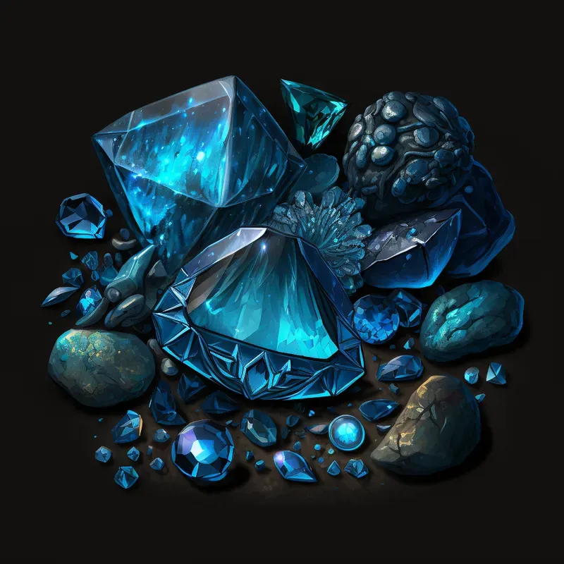 Groups Of Valuable Items Fantasy Game Art Assets