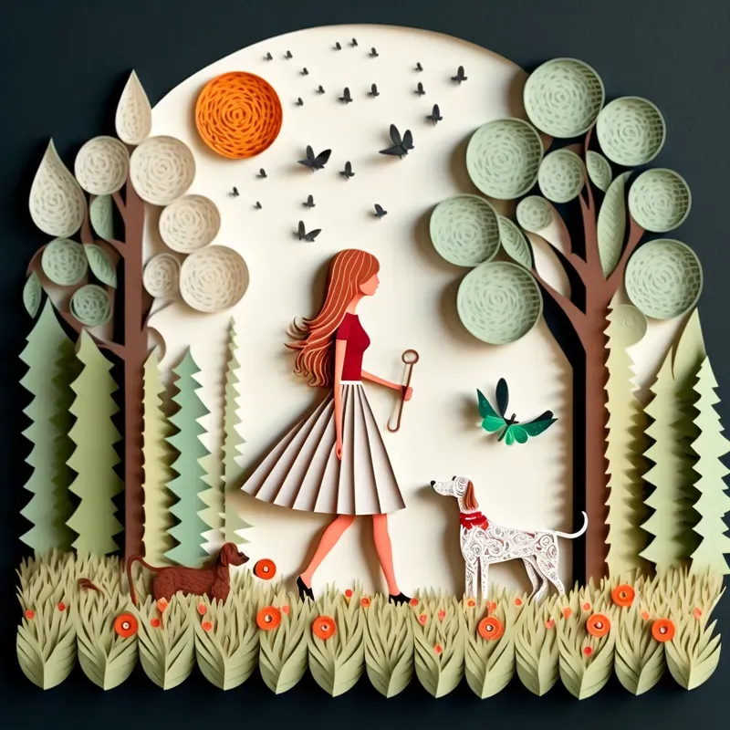Papercraft Everyday Scenes
