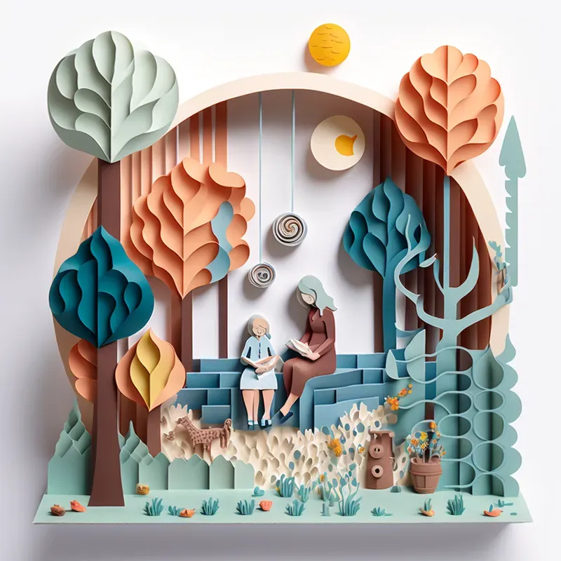 Papercraft Everyday Scenes