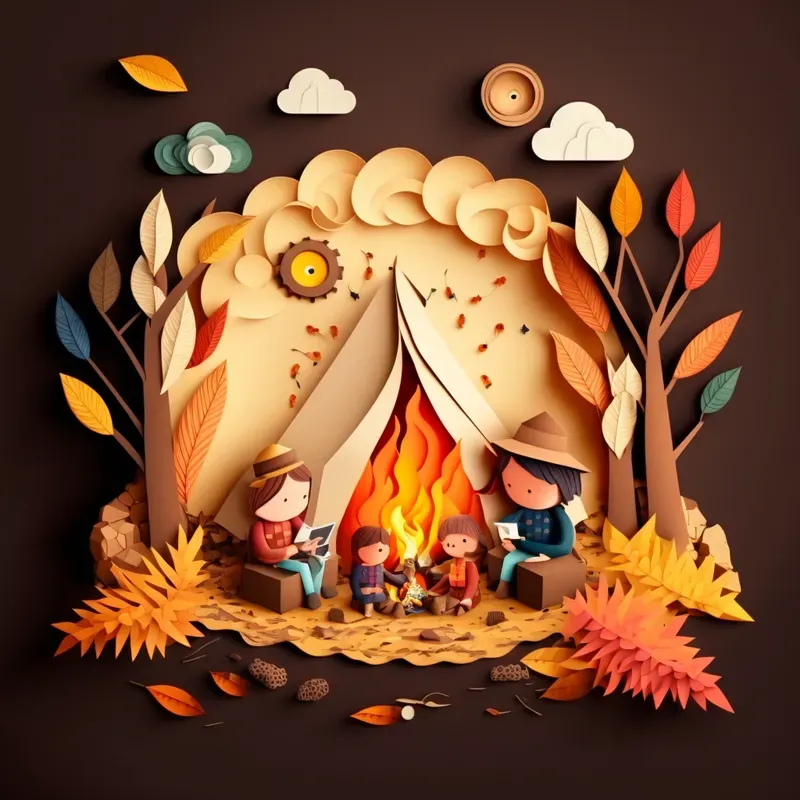Papercraft Everyday Scenes