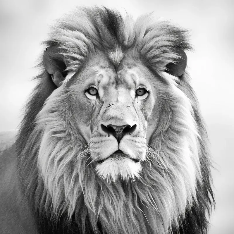 Black And White Animal Portraits