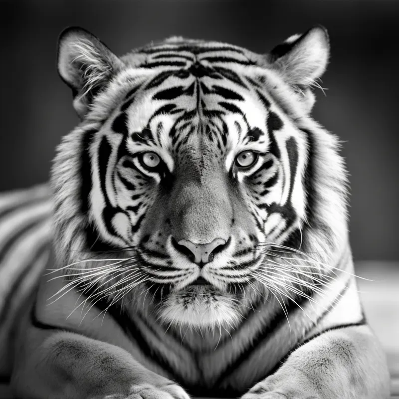 Black And White Animal Portraits