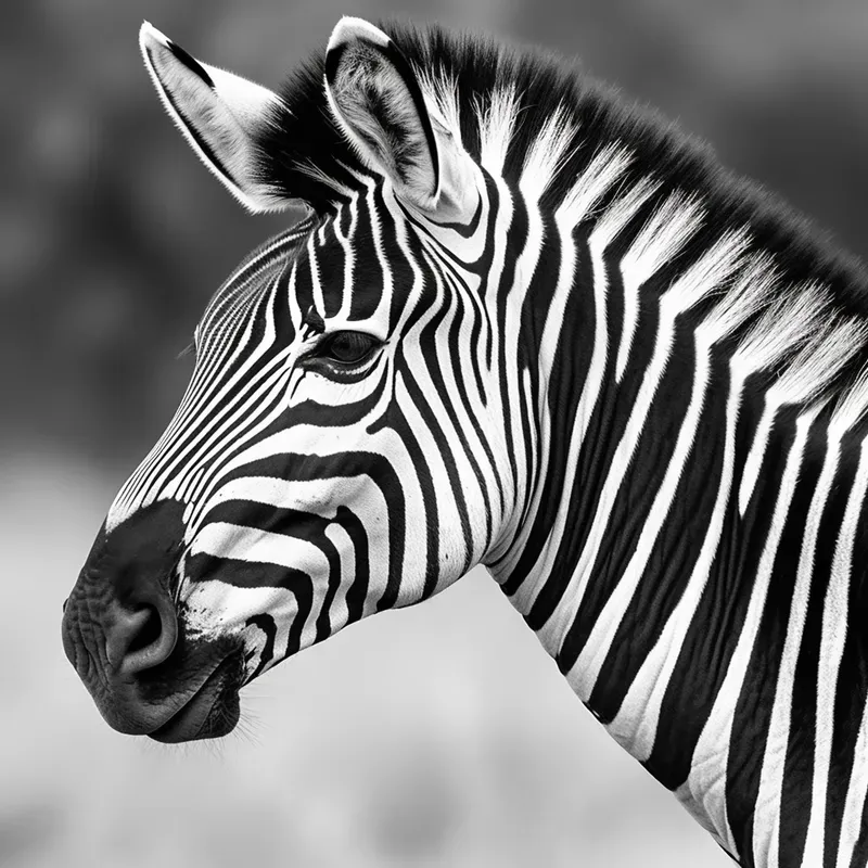 Black And White Animal Portraits