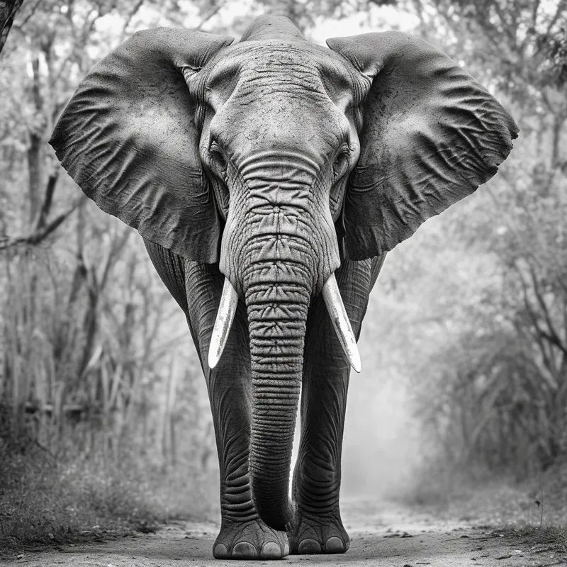 Black And White Animal Portraits