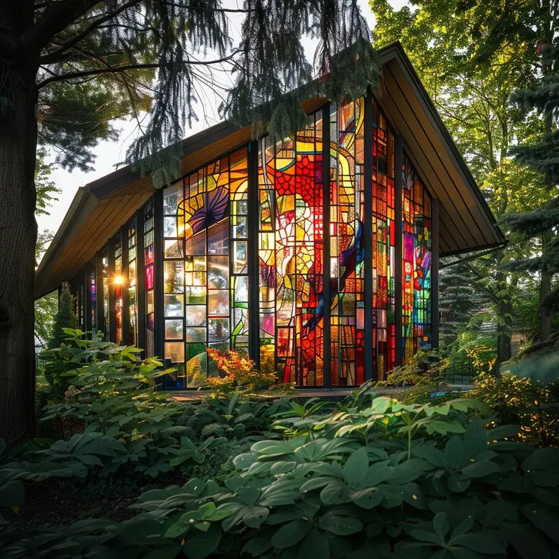 Stained Glass Buildings
