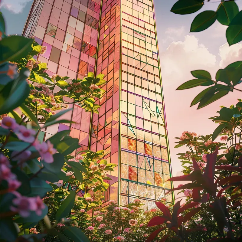 Stained Glass Buildings