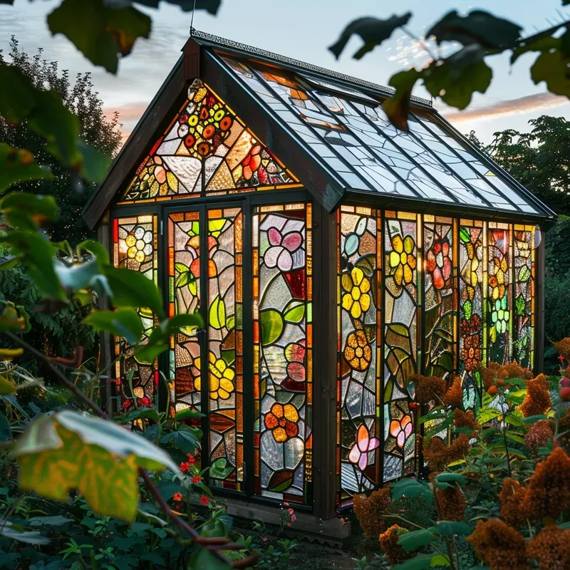 Stained Glass Buildings