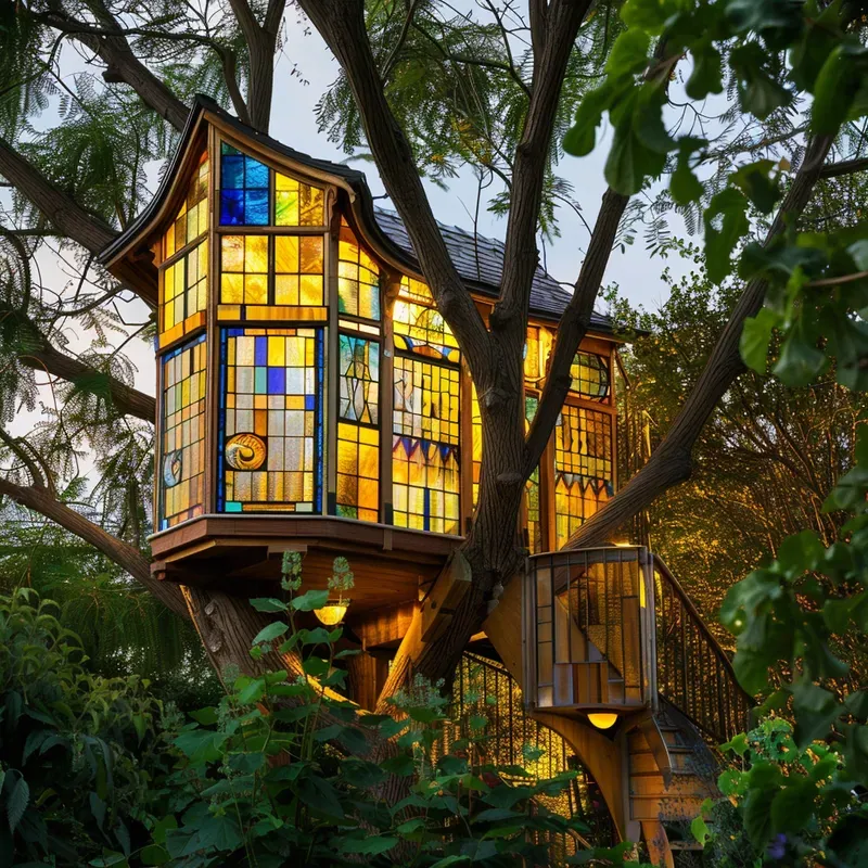 Stained Glass Buildings