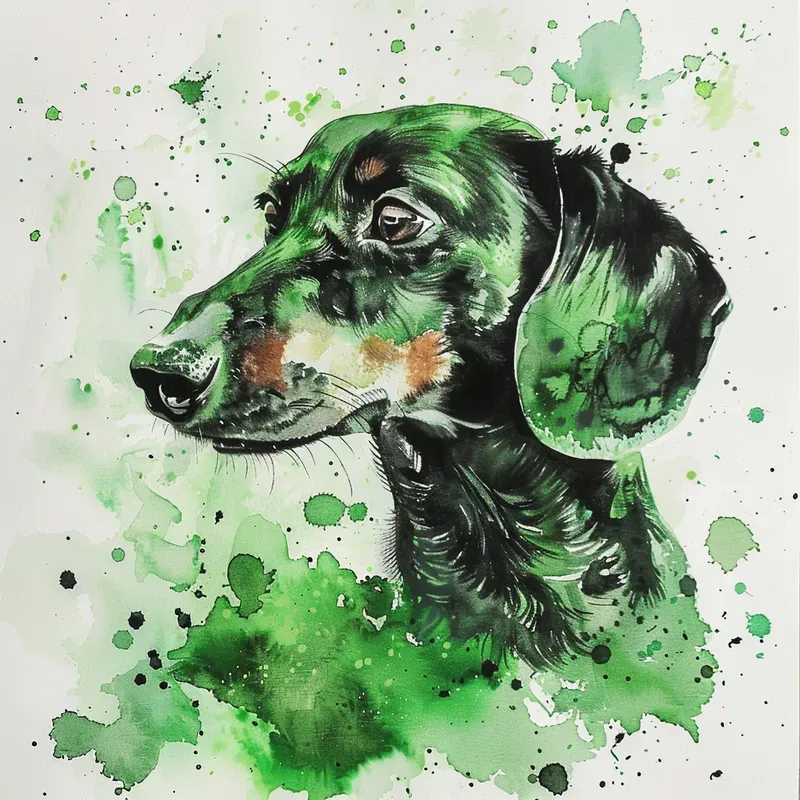 Watercolour Dog Portraits