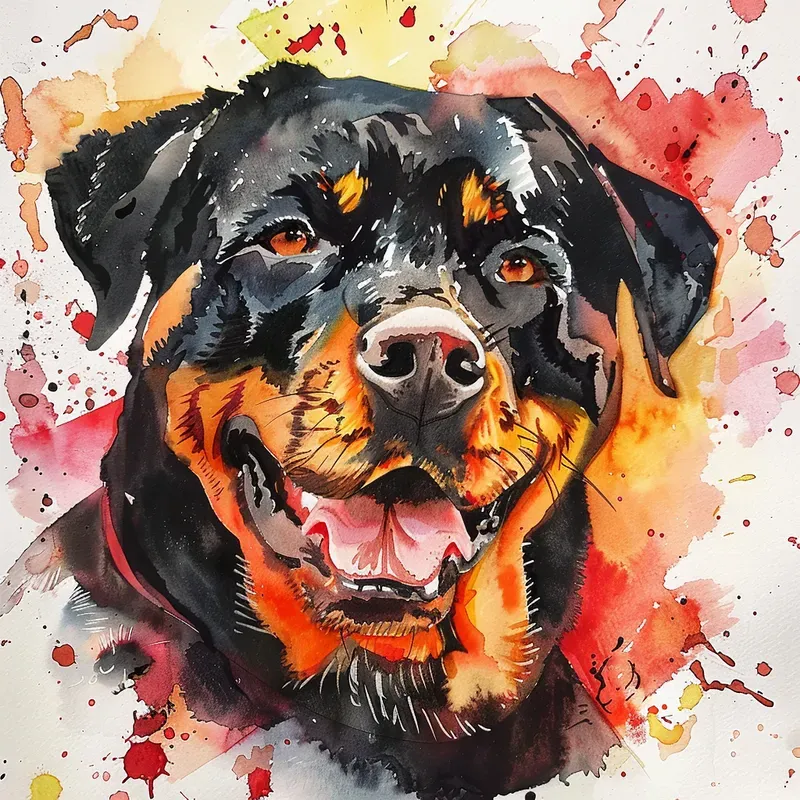 Watercolour Dog Portraits