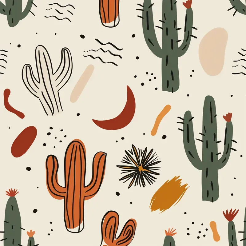 Seamless Boho Style Patterns