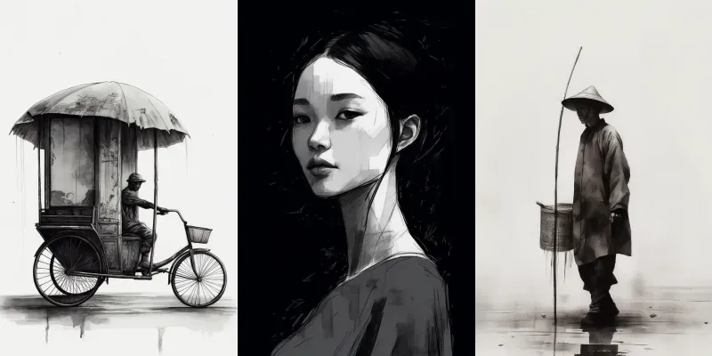 Chinese Minimalist Artworks generated by undefined