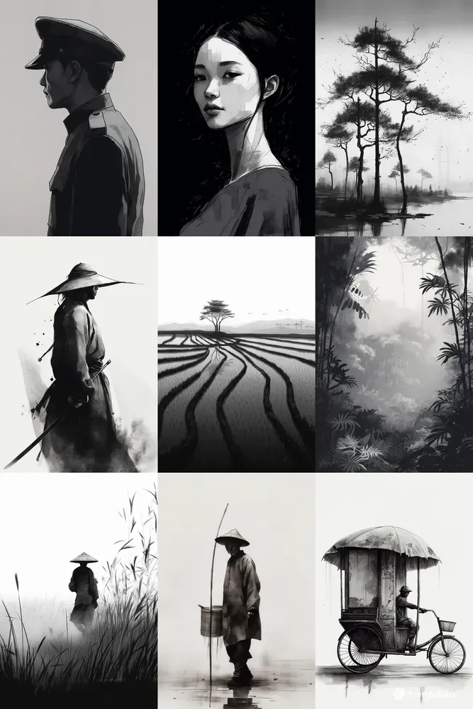 Chinese Minimalist Artworks