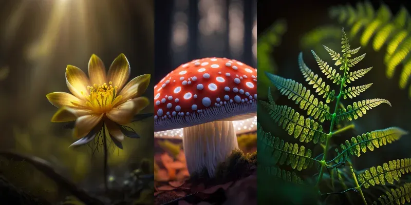 Macro Flora Photographs generated by undefined