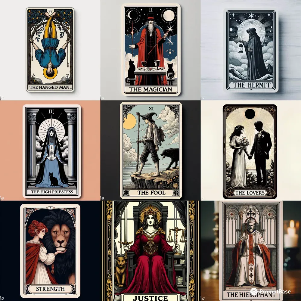 Realistic Gothic Tarot Cards