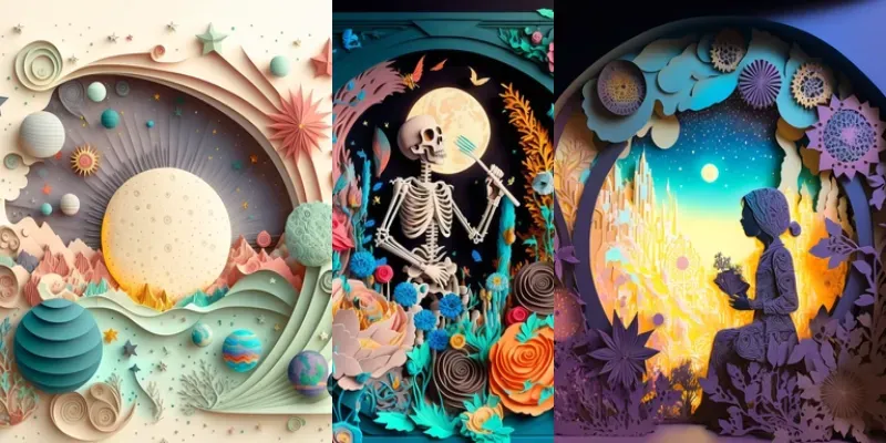 Paper Cut Crafts generated by undefined