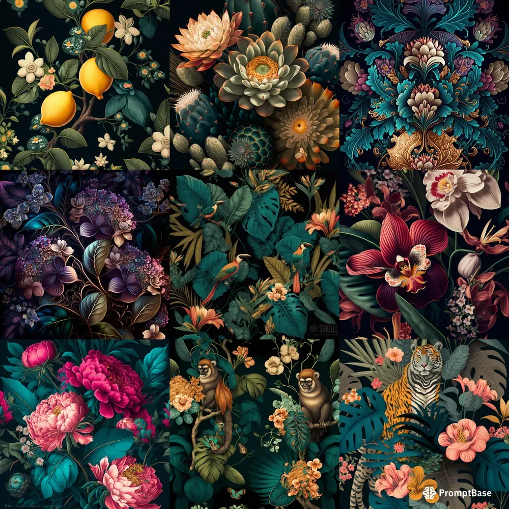 Chintzy Floral Prints