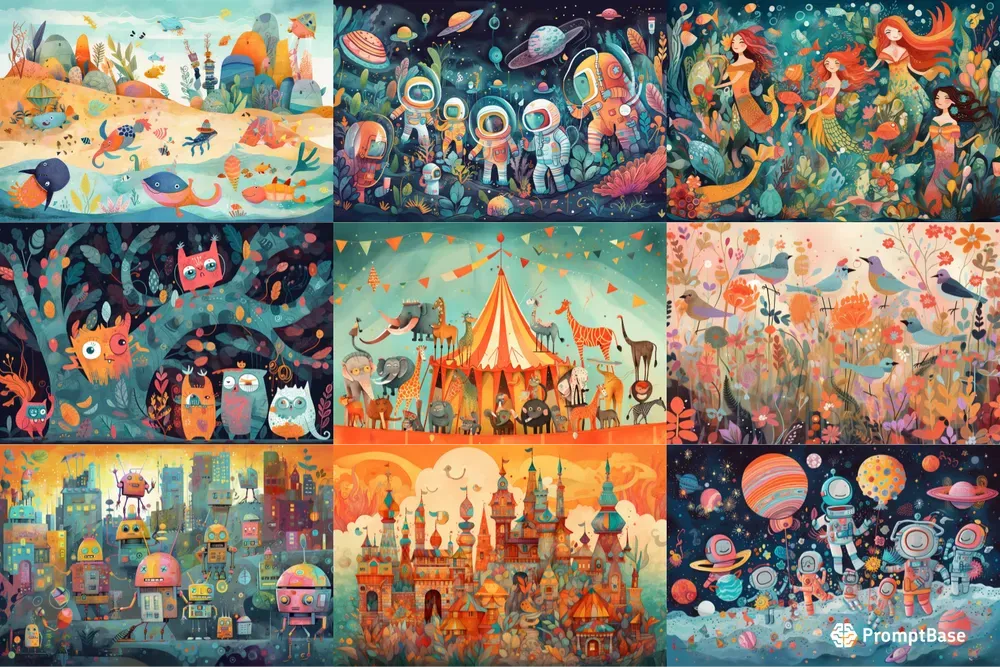 Childrens Storybook Illustrations
