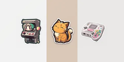 Custom Stickers generated by midjourney