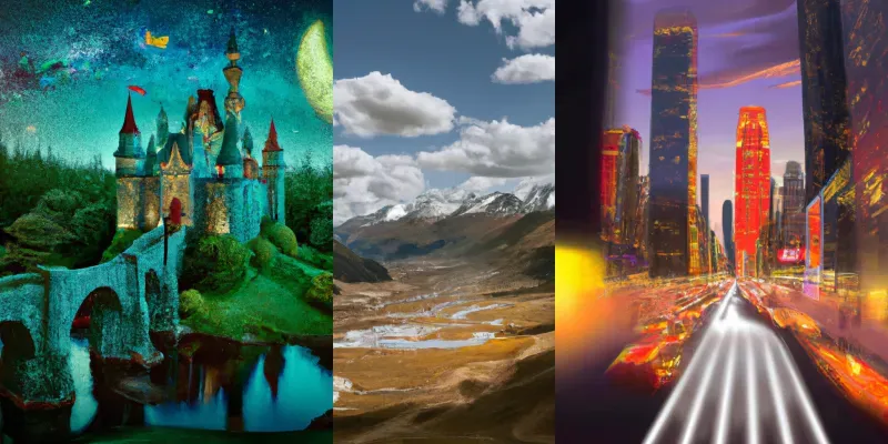 Landscape Paintings generated by undefined
