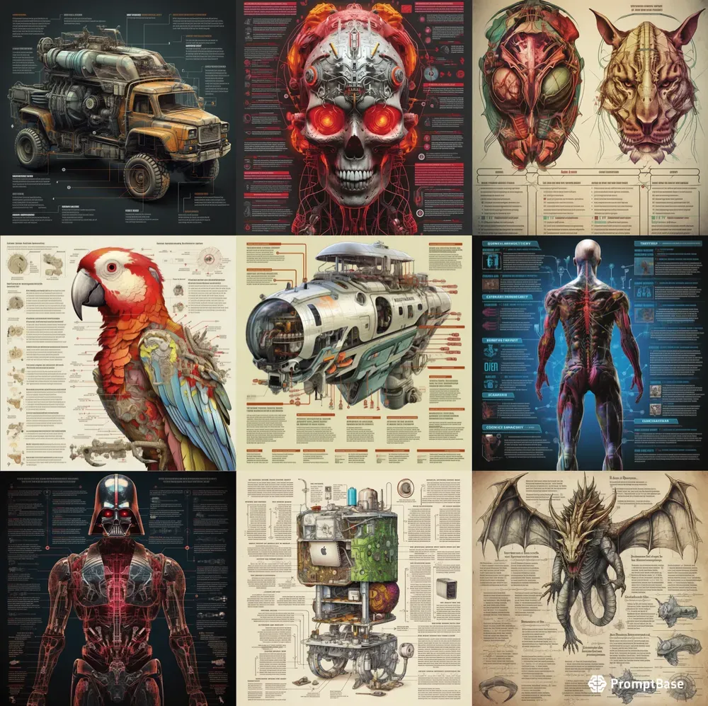 Detailed Anatomy Posters