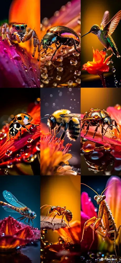 Vibrant Macro Photos On Flowers